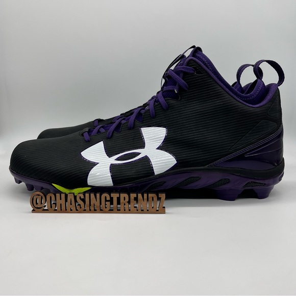 Under Armor Spine Fierce Mid MC Football Cleats - Picture 5 of 12